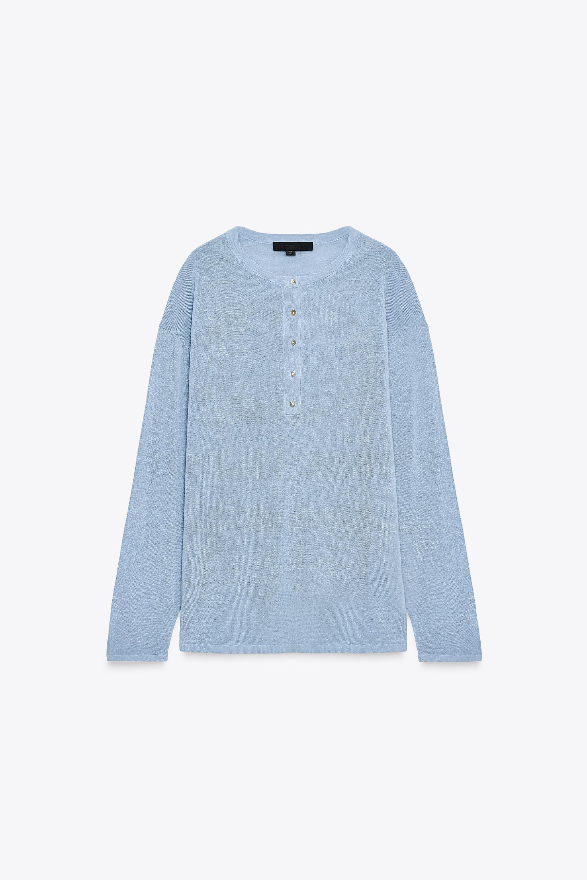 PULL OVERSIZE EN MAILLE UNIE